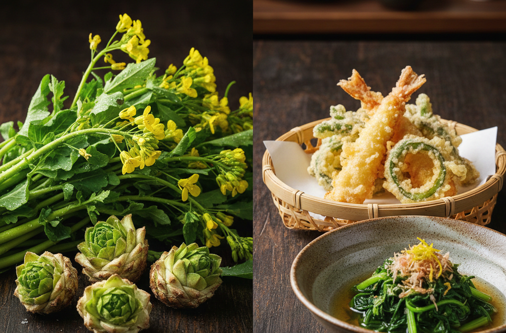 「菜の花が苦すぎて失敗した」そんな経験はありませんか？プロが教える砂糖や油を使ったアク抜きの裏技から、苦味を旨味に変えるペアリングの科学まで。子供も喜ぶ春野菜の調理法を徹底解説します。